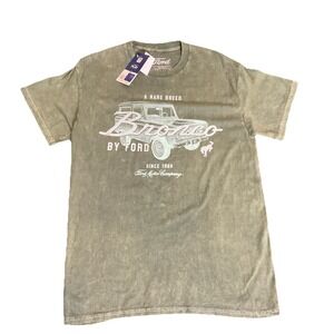 NEW Vintage-Retro Style FORD BRONCO Graphic‎ T-Shirt Sz MEDIUM Official Licensed